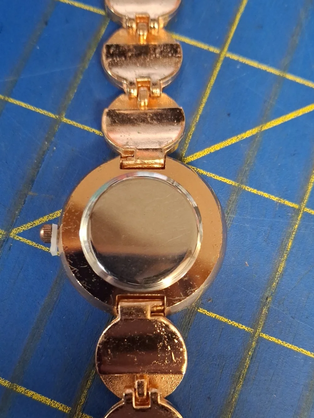 Rhinestone Rose Gold Tone 8